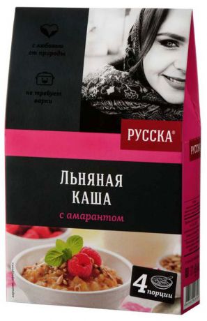 Русска каша льняная с амарантом, 200 г