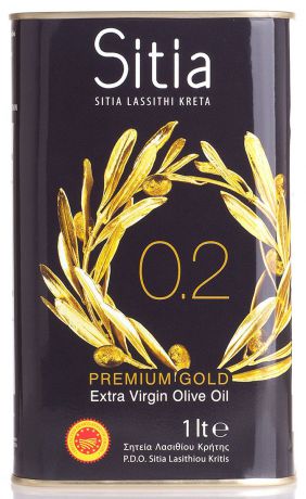 Sitia масло оливковое Extra Virgin кислотность 0,2%, 1 л
