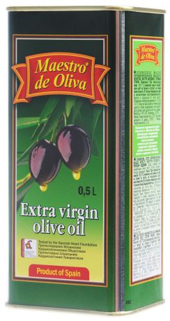 Maestro de Oliva Extra Virgin масло оливковое, 0,5 л