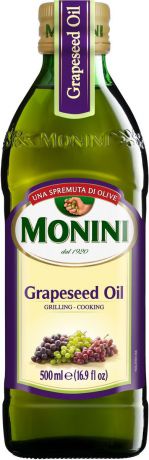 Monini Grapeseed Oil масло из виноградных косточек, 500 мл