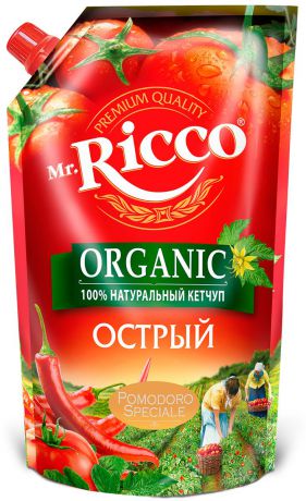 Mr.Ricco Pomodoro Speciale кетчуп острый, 350 г