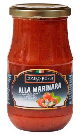 Romeo Rossi соус томатный для пасты Маринара без чеснока, 350 г