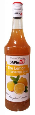 Barinoff Лимонный сок концентрированная основа, 1 л