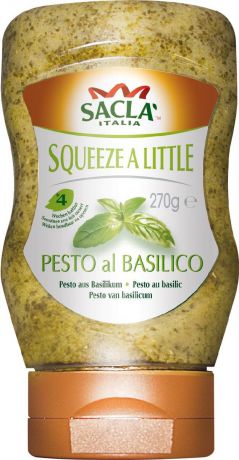 Sacla Pesto al Basilico из базилика песто-соус (топ-даун), 270 г