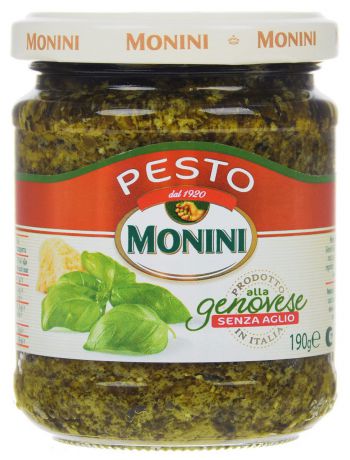 Monini Pesto Alla Genovese соус песто без чеснока, 190 г