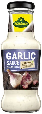 Kuhne Spicy Sauce Garlic соус чесночный, 250 мл