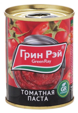 Green Ray паста томатная 25-28% пастеризованная, 140 г