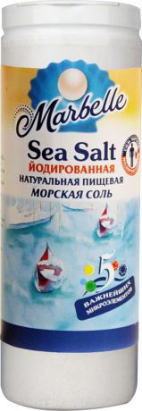 Marbellе морская соль йодированная мелкая, 150 г
