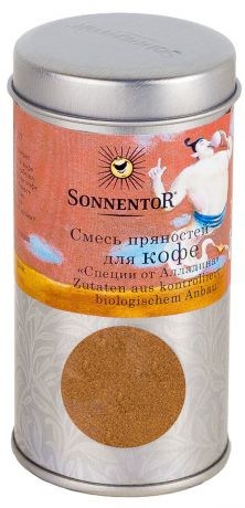 Sonnentor Смесь пряностей для кофе "Специи от Алладина", 35 г