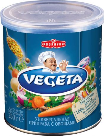 Vegeta универсальная приправа с овощами жестяная банка, 250 г