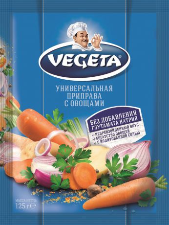 Vegeta универсальная приправа с овощами, 125 г