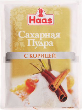 Haas сахарная пудра с корицей, 80 г