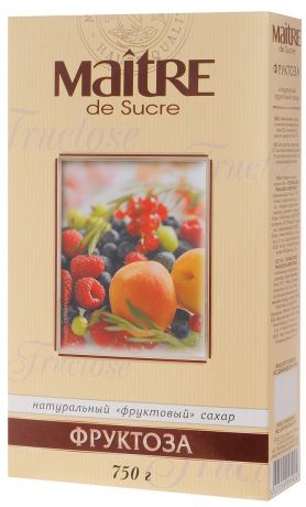 Maitre de Sucre фруктоза, 750 г