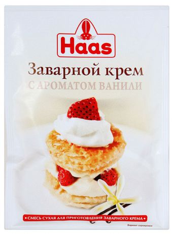 Haas крем заварной ванильный, 100 г