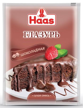 Haas шоколадная глазурь, 75 г