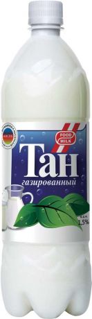 Food milk Тан газированный 1,5 %, 1 л