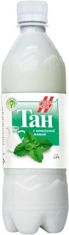 Food milk Тан с кавказской мятой 1,5 %, 500 мл