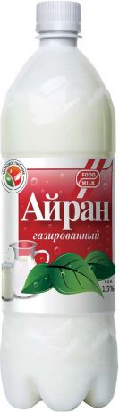 Food milk Айран газированный 1,5%, 1 л