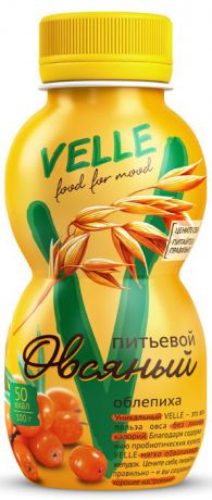 Velle Продукт овсяный питьевой Облепиха, 250 г