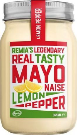 Remia майонез с лимоном и черным перцем, 365 мл