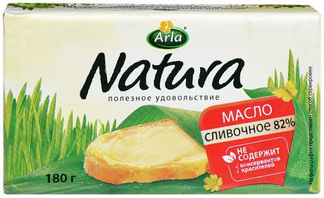 Arla Natura Масло Сливочное, 82%, 180 г
