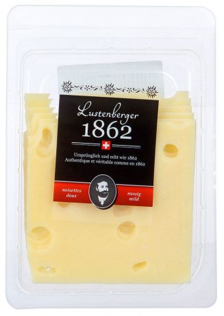 Le Superbe Lustenberger 1862 Сыр орехово-сладкий 50% нарезка, 110 г