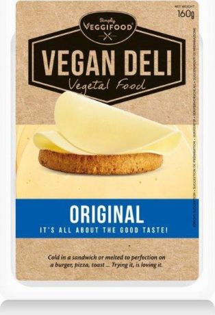 FitFood Vegan Deli Нарезка веганская Original со вкусом сыра, 160 г