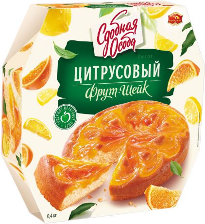 Черемушки Пирог Йогурт-шейк цитрусовый, 400 г