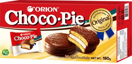 Orion ChocoPie пироженое, 180 г