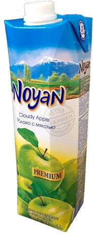 Noyan Яблочный сок Premium, 1 л