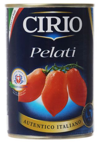 Cirio Pelati томаты очищенные целые, 400 г