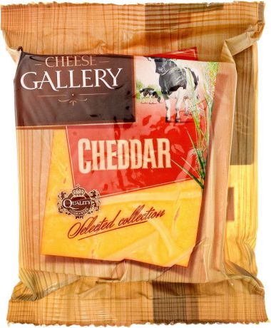 Cheese Gallery Сыр Чеддер красный, 45%, 250 г