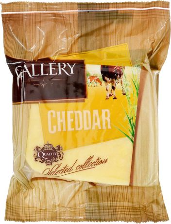 Cheese Gallery Сыр Чеддер, 50%, 250 г