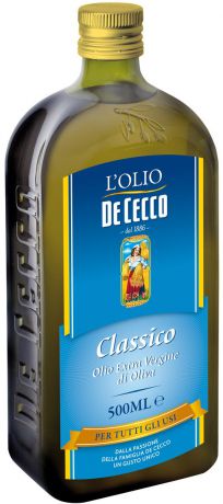 De Cecco Оливковое масло Extra Vergine классическое, 500 мл