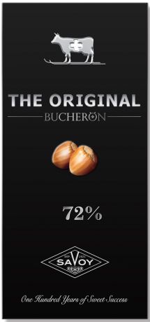 Шоколад горький Bucheron the Original, с дробленым фундуком, 100 г