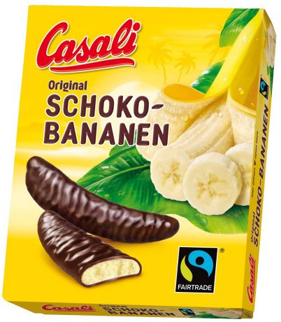 Casali Schoko-Bananen суфле банановое в шоколаде, 150 г