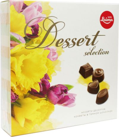 Ассорти шоколадных конфет Laima Со вкусами самых популярных десертов, 100 г