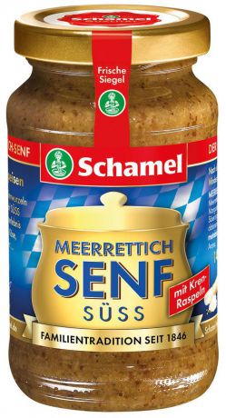 Schamel Хрен с горчицей сладкий по-баварски, 140 мл