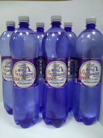 Вода Суздальские напитки "Элита", родниковая, с ионами серебра, не газированная, 6 шт х 1.5 л