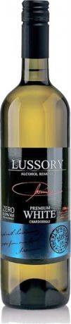 Вино безалкогольное белое полусухое Lussory Premium Chardonnay, 750 мл