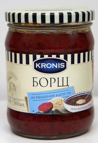 Борщ Kronis из квашеной капусты, 500 мл