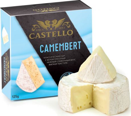 Сыр с белой плесенью Castello Camambert, 125 г