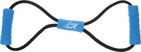 Эспандер для фитнеса "Easy Body", цвет: черный, синий
