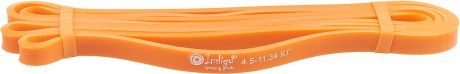 Эспандер Indigo "Петля сопротивления. Power Band", цвет: оранжевый, нагрузка 5-12 кг, 208 х 1,3 х 0,