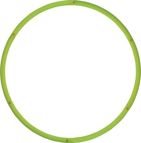 Обруч массажный Pro-Supra "Neon 057-HR", разборный, цвет: зеленый, диаметр 90 см