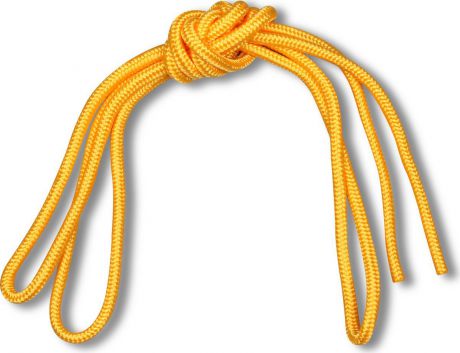 Скакалка гимнастическая Indigo "Great", цвет: желтый, 3 м