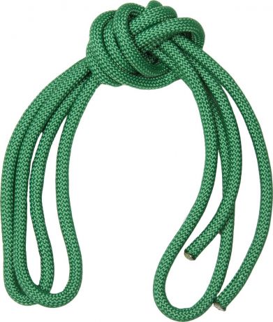 Скакалка гимнастическая Indigo, утяжеленная, цвет: зеленый, длина 3 м