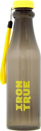 Бутылка спортивная Irontrue "Classic Series", цвет: черный, желтый, 750 мл. ITB921-750