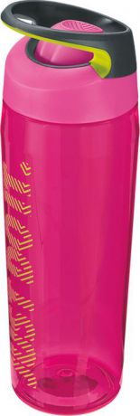 Бутылка для воды Nike "TR Hypercharge Rocker", цвет: розовый, желтый, 709 мл