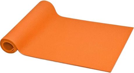 Коврик для йоги и фитнеса Indigo "YG03", цвет: оранжевый, 173 х 61 х 0,3 см